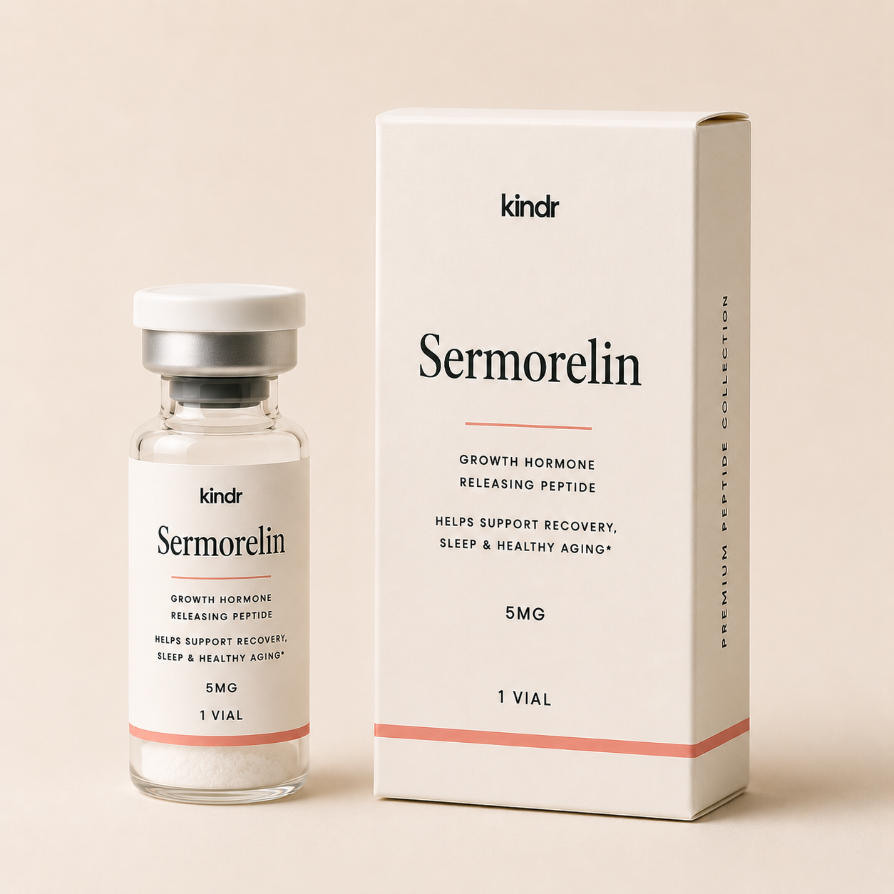Sermorelin — Growth Hormone Axis peptide vial (Compounded (503A))