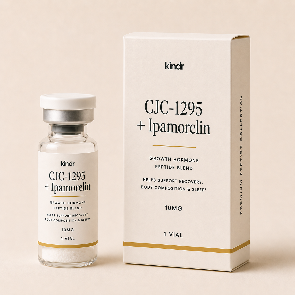 CJC-1295 + Ipamorelin — Growth Hormone Axis peptide vial (Compounded (503A))