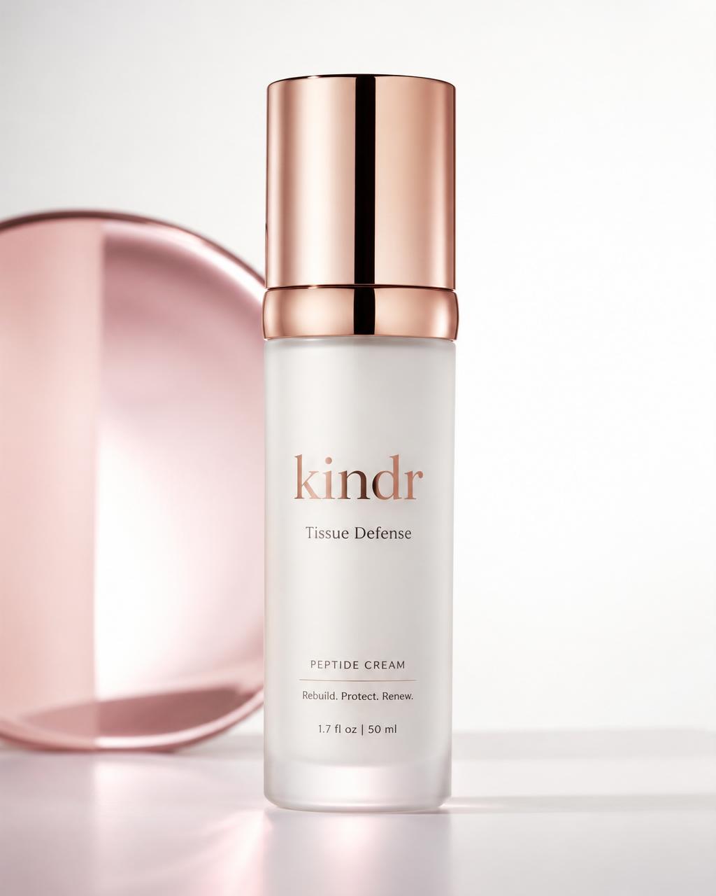 kindr Tissue Defense 50 ml airless pump bottle